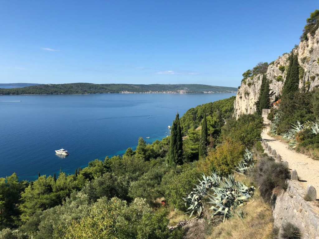 Marjan Hill Split Croatia cycling routes forest park sea panorama