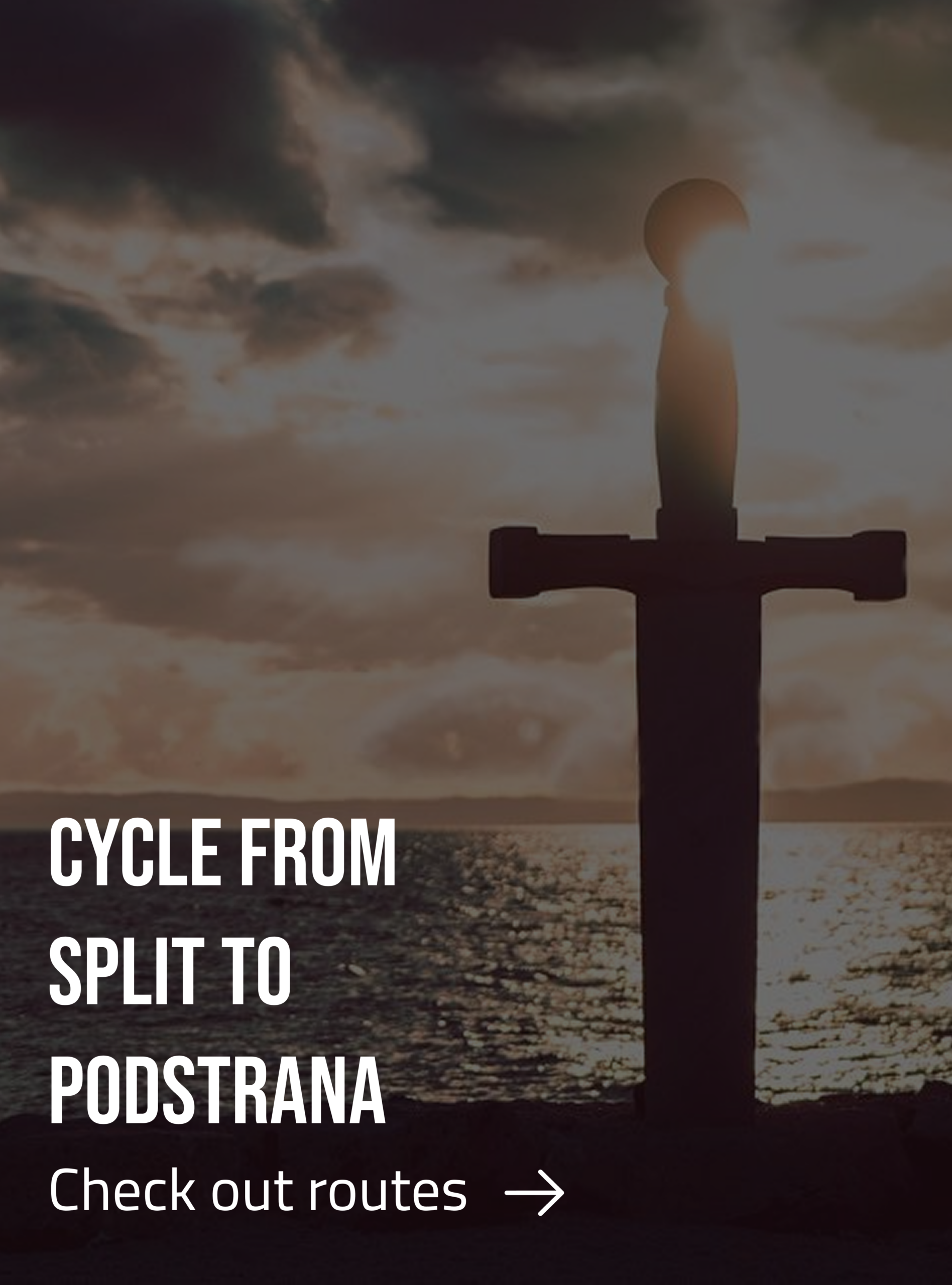 Ride from Split to Podstrana by bike – check cycling routes