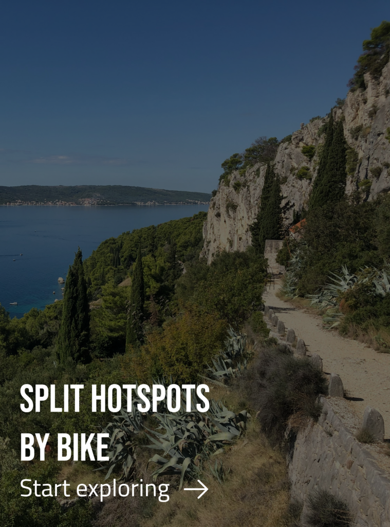 Bike ride on Marjan hill, one of Split’s top cycling hotspots